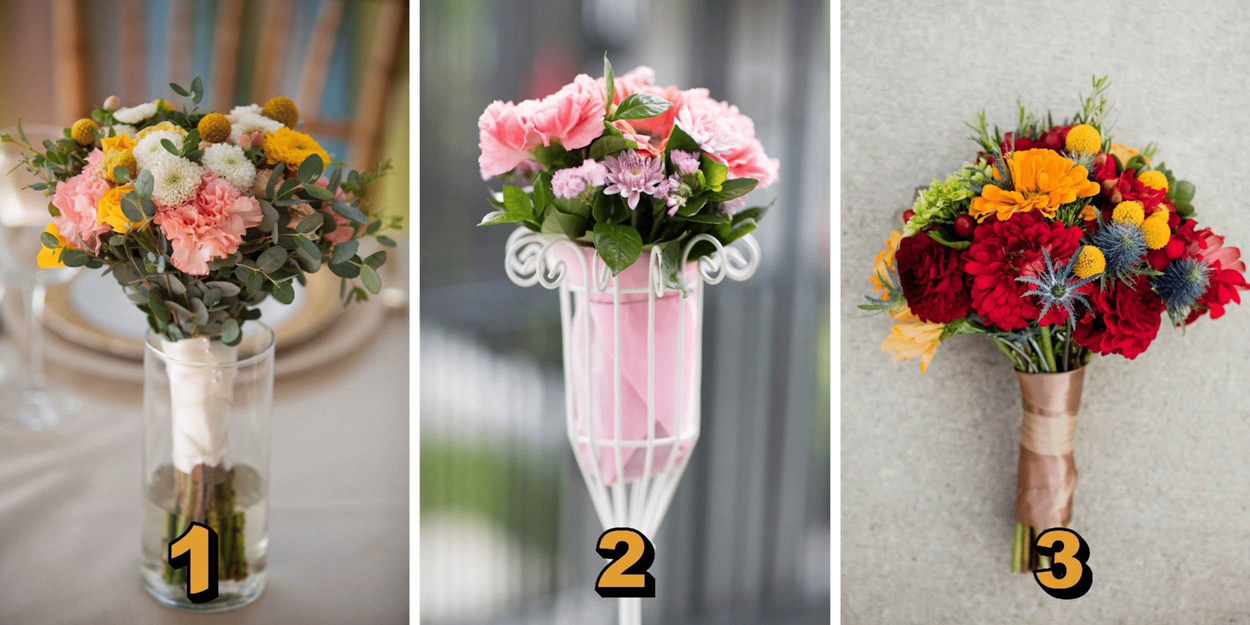 Test della personalità: Quale bouquet rivela la tua anima gemella? Scegli uno dei 3 mazzi fioriti e scopri i misteri del tuo cuore!